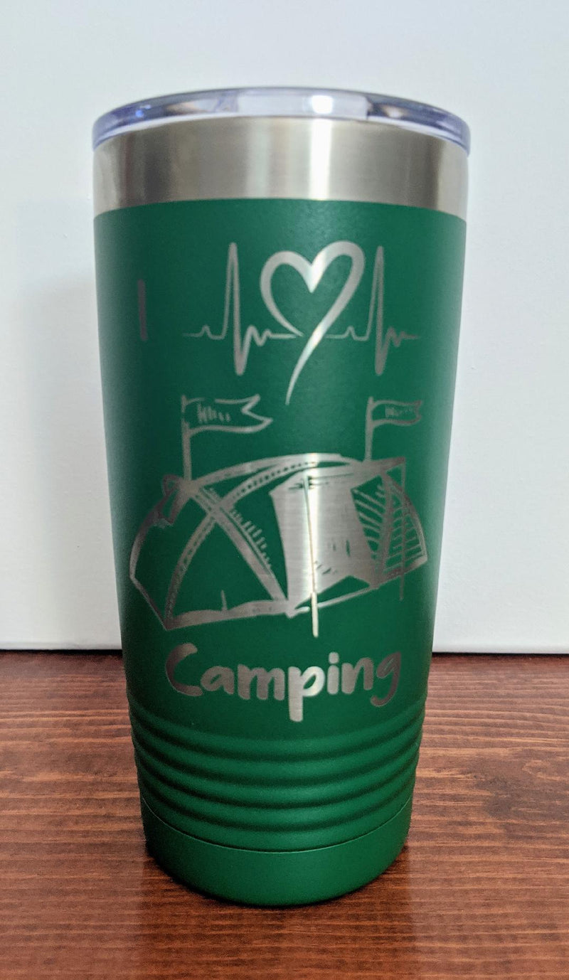 I Heart Camping Tumbler-Pop Up– IK - Incredible Keepsakes